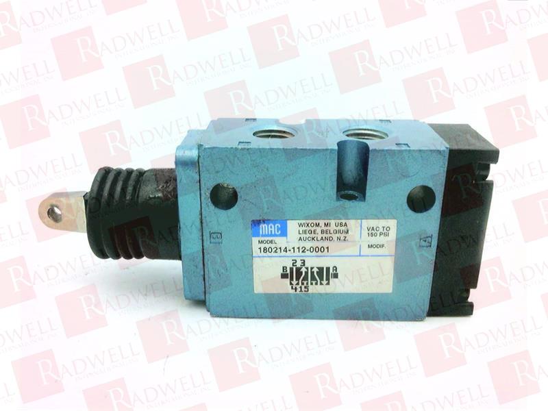 MAC VALVES INC 180214-112-0001