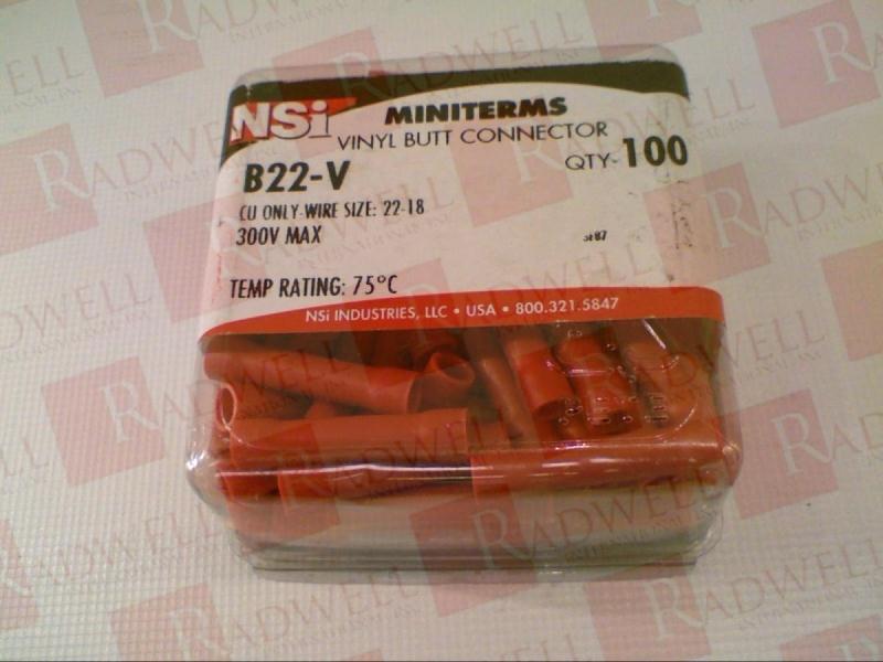 NSI INDUSTRIES B22-V