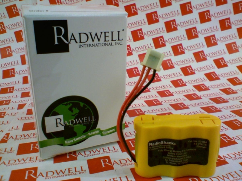 RECHARGABLE BATTERY 3.6V 220MAH