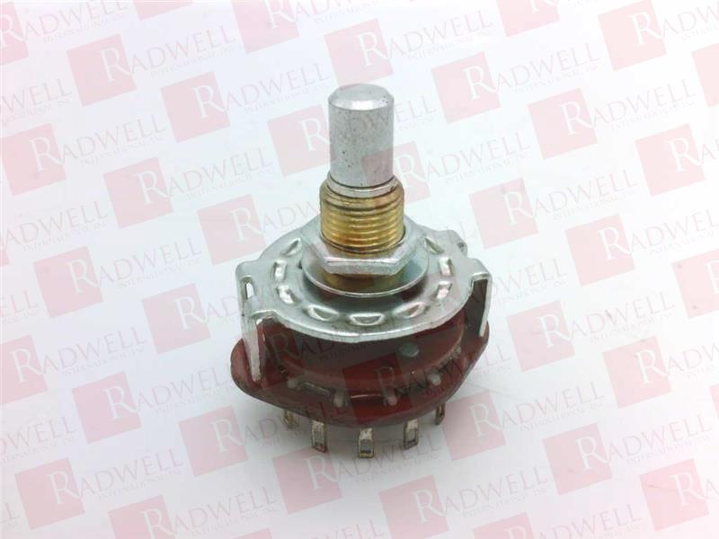 ROTARY SWITCH, 4POSITION, .3AMP, 3POLE, 125V, 1DECK, SOLDER LUG, ROHS