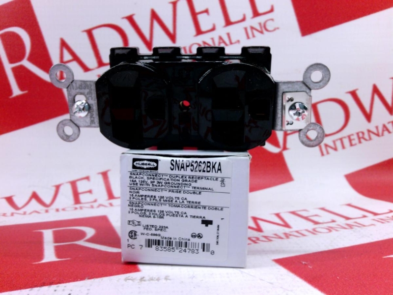 HUBBELL SNAP5262-BKA