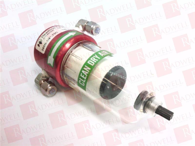 HEADLINE FILTERS 360N-1/4"-70C