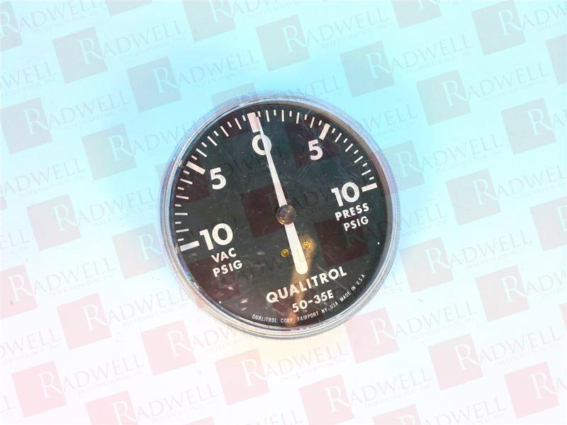 PV GAGE, 3-1/2IN, FACE 1/4IN, NPT -10-10PSI