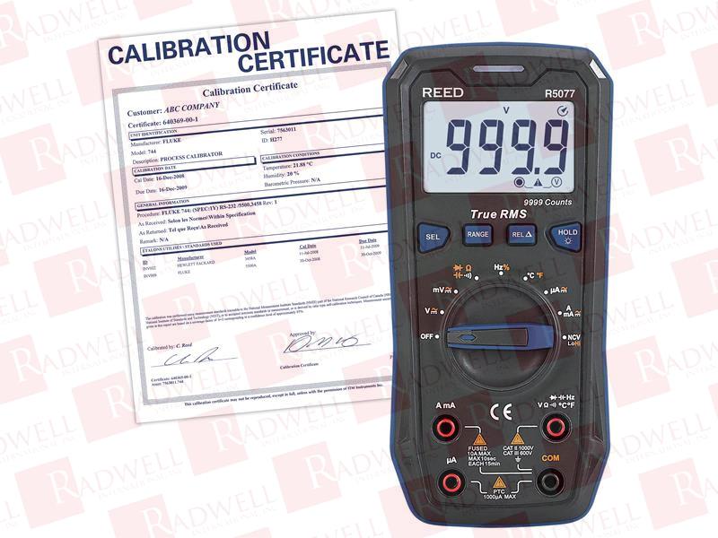 REED INSTRUMENTS R5077-NIST