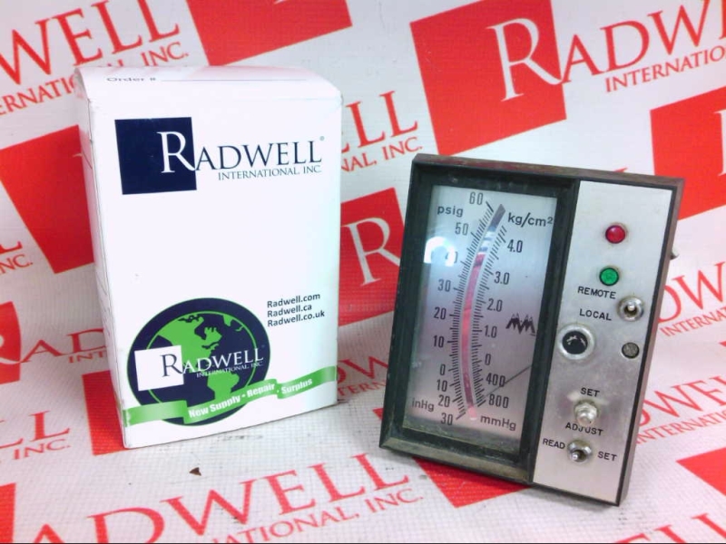 PANEL METER 30-60PSIG/INHG 800-4.0 KG/CM MMHG