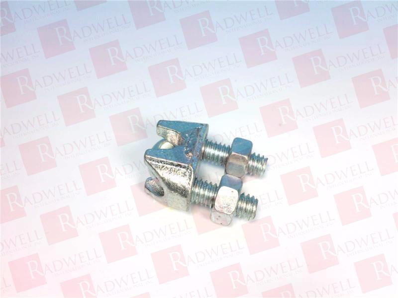 CABLLE CLIPS, ZINC PLATED, 1/4 INCH SIZE, MALLABLE