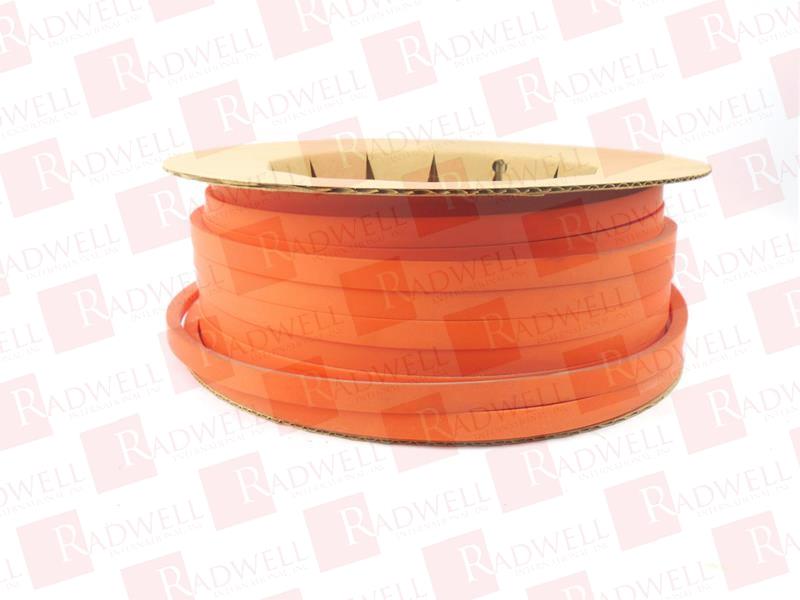 BELT, URETHANE, ORANGE, 100FT, LIGHT DUTY, WIDTH: 0.5IN, ABRASION RESISTANT