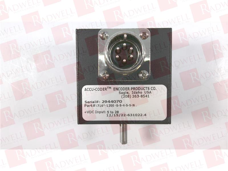 ENCODER PRODUCTS 716-1200-S-S-4-S-S-N