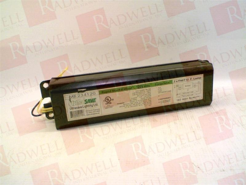 RAPID START BALLAST 120V 60HZ