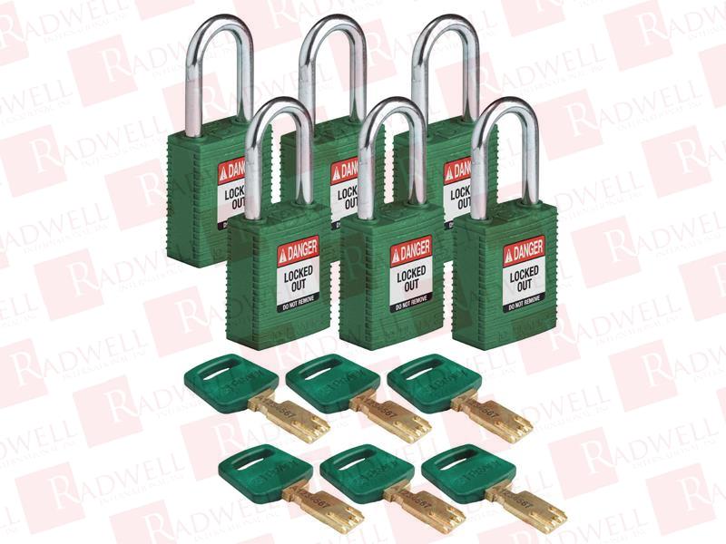 BRADY NYL-GRN-38ST-KA6PK