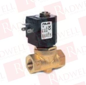 SOLENOID VALVE, D264 SERIES, VALVE ONLY, 2/2 NORMALLY CLOSED, PILOT OPERATED, 1/4" PIPE SIZE, NPT CONNECTION, 13/32" ORIFICE (10.5 MM), FKM SEAL, 21 L/MIN FLOW RATE KVS