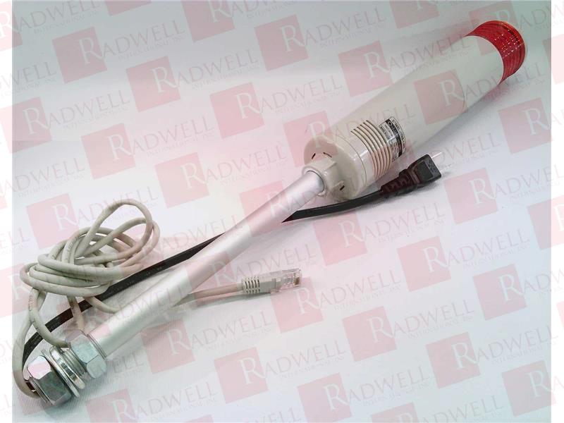 STACK LIGHT ETHERNET CONTROLLED 1LAYER RED LED 110VAC 5BUZZER SOUNDS POLE MT
