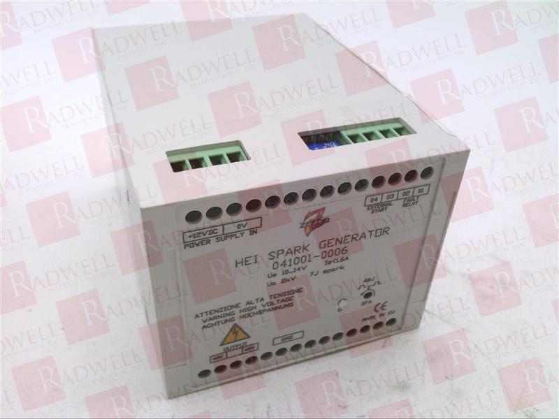HEI SPARK GENERATOR, 10-14V, 2KV, 12VDC SUPPLY, EXTERNAL START, FAULT RELAY, INDICATOR LIGHT