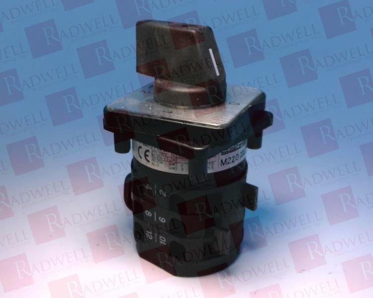 ROTARY CAM SWITCH, AMMETER SELECTOR SWITCH, M200 SERIES, 20 AMP, WITH CENTER OFF, 3 TRANSFORMERS, 1 POLE, FOR FRONT MOUNTING SWITCH, 4 HOLE MOUNTING, 36 X 36 MM