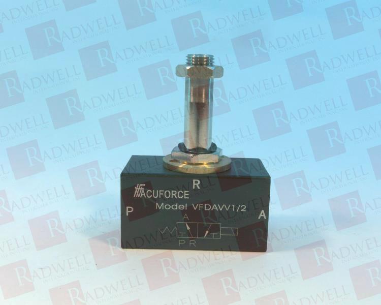  , VACUUM VALVE, 1/2 INCH PORTS, 3 WAY OPERATION, 2 WAY OPERATION WITH PLUG, ALUMINUM BODY, FULL SIZE, HIGH FLOW ORIFICE
