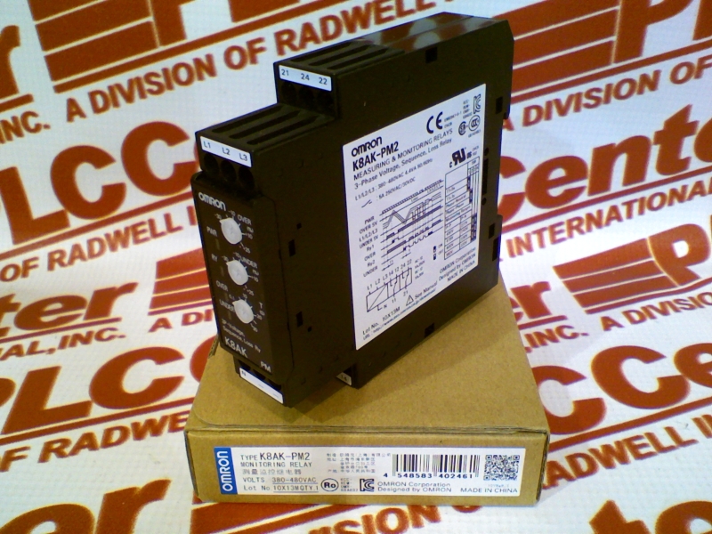 OMRON K8AK-PM2 380/480VAC