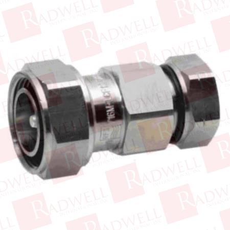CONNECTOR 7-16 MALE, DIN STRAIGHT COMPRESSION, 50 OHMS, BASKET CENTER PIN, CLAMP BODY, 2 PIECE DESIGN
