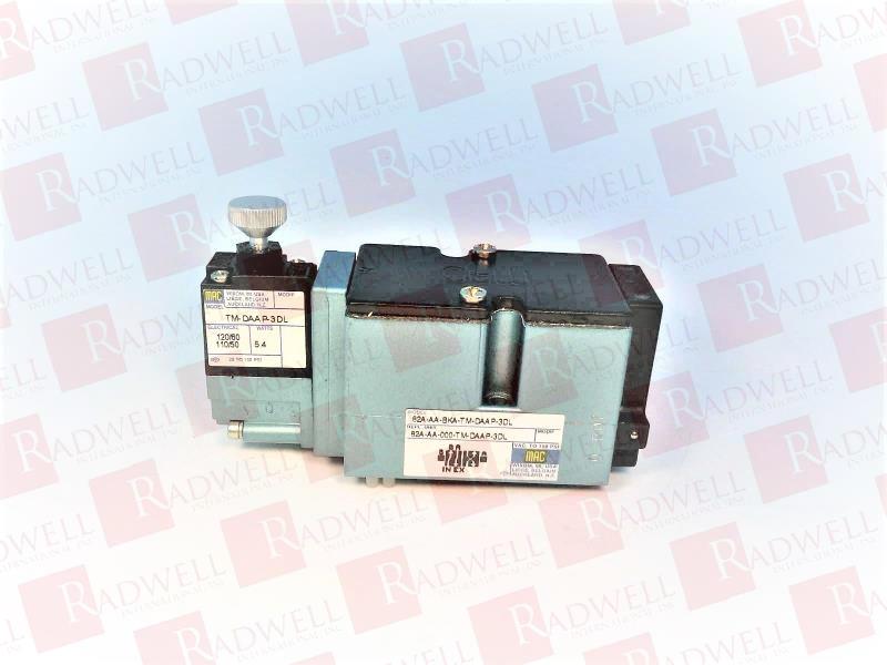 MAC VALVES INC 82A-AA-000-TM-DAAP-3DL