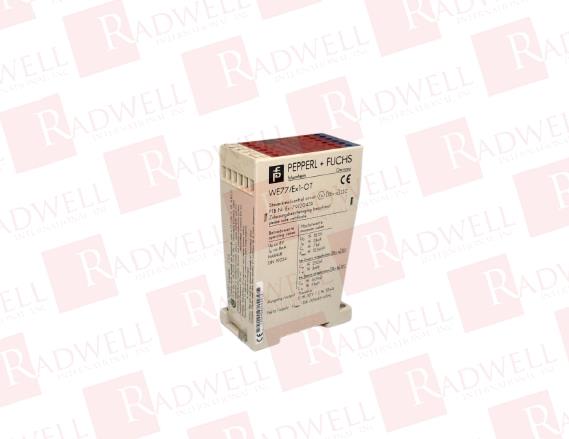 PEPPERL & FUCHS WE77/EX1-OT 230V