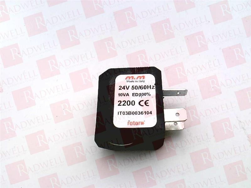 SERIES 2000 COIL, CLASS 'F', 24V 50/60HZ, POWER 10VA