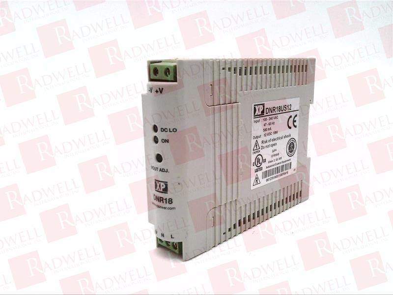 AC/DC DIN RAIL POWER SUPPLY, INDUSTRIAL, ADJUSTABLE, FIXED, 90 V, 264 V, 18 W, 13.8 V, 1.5 A ROHS COMPLIANT: YES