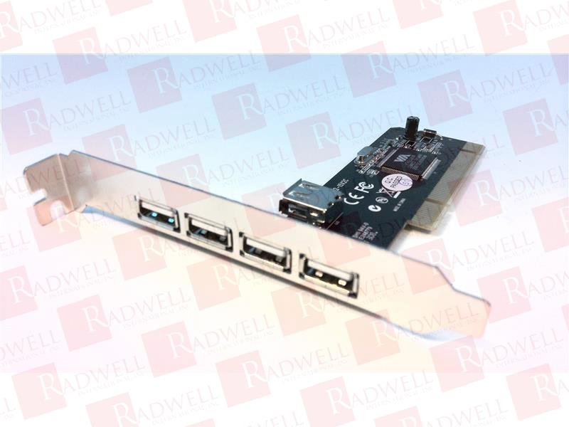 PCI HOST CARD, 5 PORT, USB 2.0, BACKWARDS COMPATIBLE W/USB 1.1