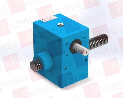 SCREW JACK, MODEL TP, SIZE 407, 80 KN STATIC LOAD, 50 KN DYNAMIC LOAD, 1800 RPM MAX, 165 NM ANTI-ROTATION TORQUE AT MAX LOAD, 300 N MAX RADIAL LOAD ON WORM