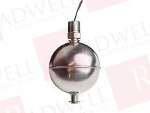 FLOAT SWITCH, STAINLESS STEEL, 1/2 INCH NPT, 100 WATT, FOR HIGH BUOYANCY
