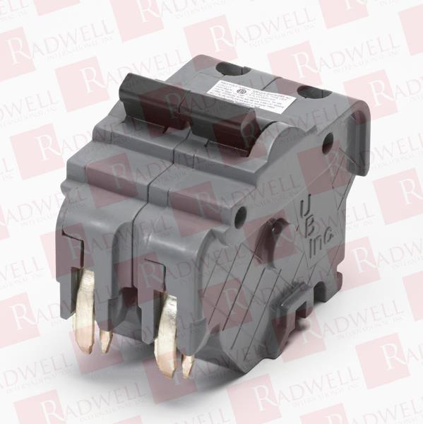 CIRCUIT BREAKER, 40 AMPS, 2 POLES, 10 KAIC, PLUG-IN, PUSH ON, 120/240 VAC, THERMAL TRIP