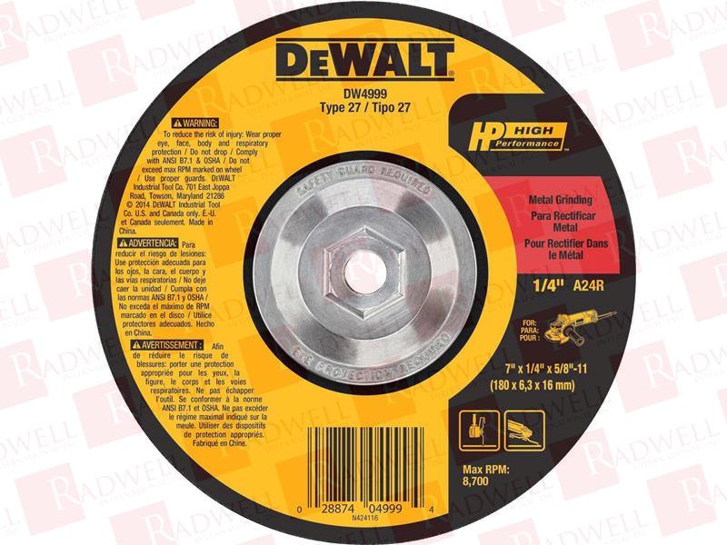STANLEY BLACK & DECKER DW4999