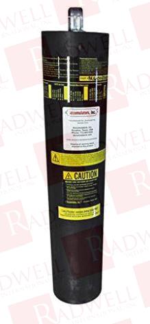 PISTON ACCUMULATOR, BORE SIZE = 2 INCH, PRESSURE = 6000 PSI, NOMINAL SIZE = 1 QT, GAS CAPACITY = 59 CUBIC INCH, OD = 2.75 INCHES, LENGTH = 23.75 INCHES, MOUNTING CLAMP = AI-CLR-275