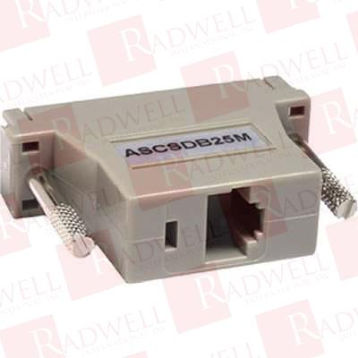 SERIAL ADAPTER, RJ-45(F) TO DB25(M), NULLING, FOR A FEMALE DB25 SERIAL PORT