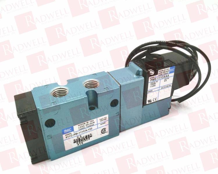 MAC VALVES INC 811C-PM-551BA-122