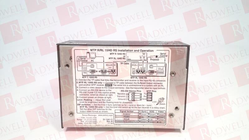 EXTRON MTPRL15HDRS