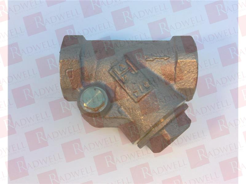  , VALVE, CHECK (BRONZE) THREADED, Y-PATTERN, 3/4IN, 200 PSI (SWP)