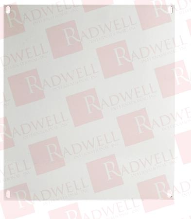 ENCLOSURE PANEL PLATE, FOR TYP4/12 OR 3R ENCLOSURES