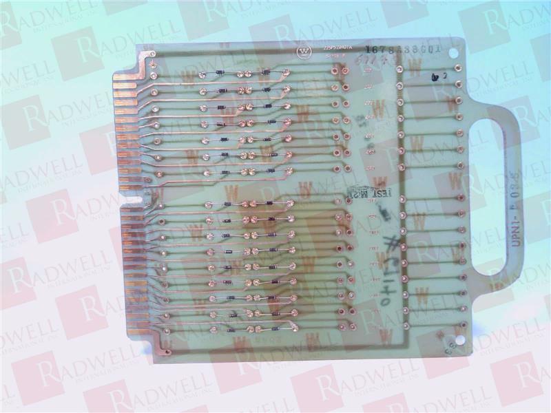 WESTINGHOUSE 1678A38G01