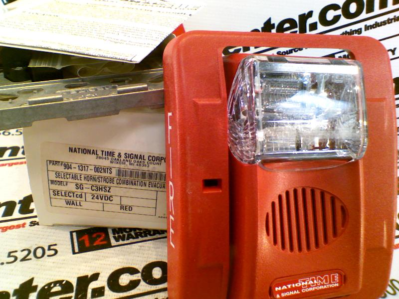  , FIRE ALARM 24VDC 15CANDELA STROBE 55MA HORN 16MA