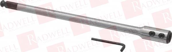 DRILL BIT, 7/16 INCH SHANK DRILL EXTENSION FOR 1/4, 5/16 & 7/16 INCH SHANK DRILL BITS 12 INCH OAL, COMPATIBLE WITH HEX DRILL & EXTENSION COLLET SHANKS
