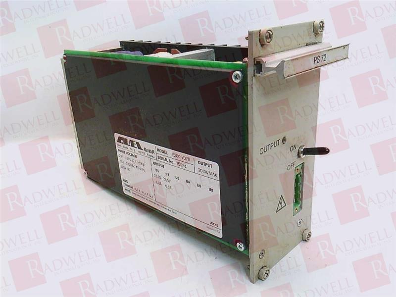  , POWER SUPPLY, 2.5/5 AMP, 115/230 VAC, 200 W, AC 90 V - 265 V, DC 90 V - 325 V