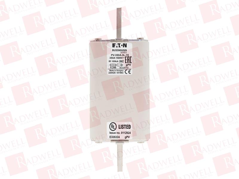 EATON CORPORATION PV-350A-3L-15