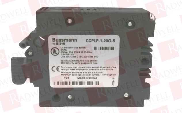 EATON CORPORATION CCPLP-1-20G-S