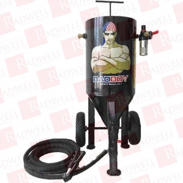 125 LB PORTABLE SANDBLASTER 100, 32" TANK HEIGHT, 17-3/4" OVERALL DEPTH, 1/8" NOZZLE ID, PRESSURE FEED