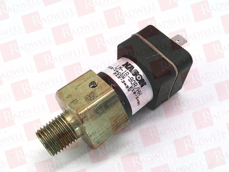 LOW PRESSURE SWITCH, 1/4IN NPT MALE, SPST NC, 90PSI, RISING, DIN43650A
PLUG ONLY