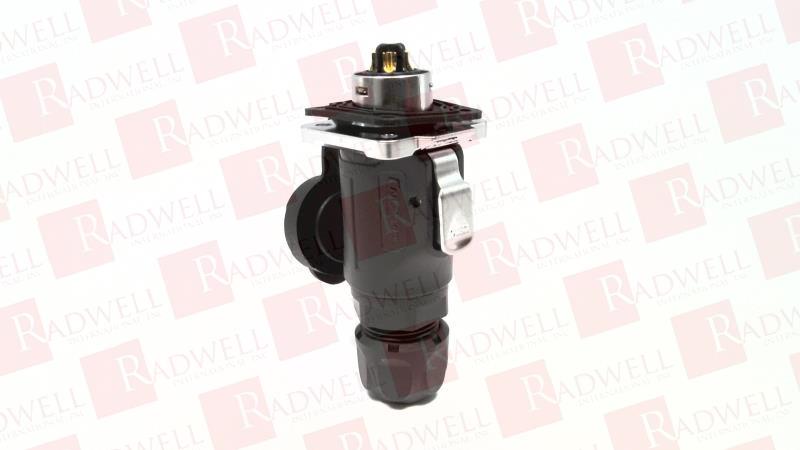 POWER CONNECTOR PLUG & SOCKET, LP SERIES, 500 VAC, 10 AMP, 4 PIN, MALE, M16 CONNECTION, SINGLE HOLE, WATERPROOF, PLASTIC