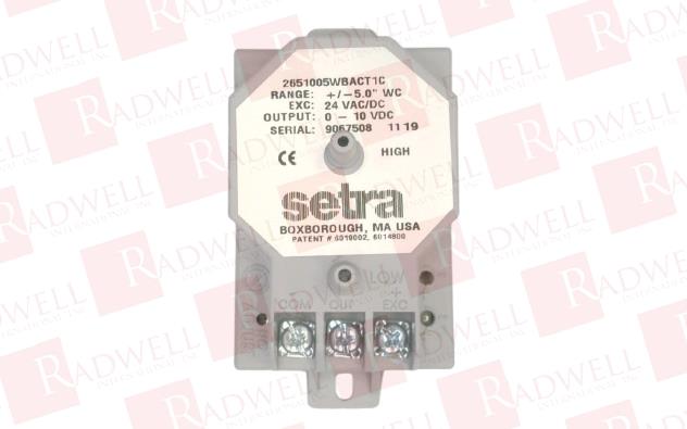 SETRA 2651-005W-B-AC-T1-C