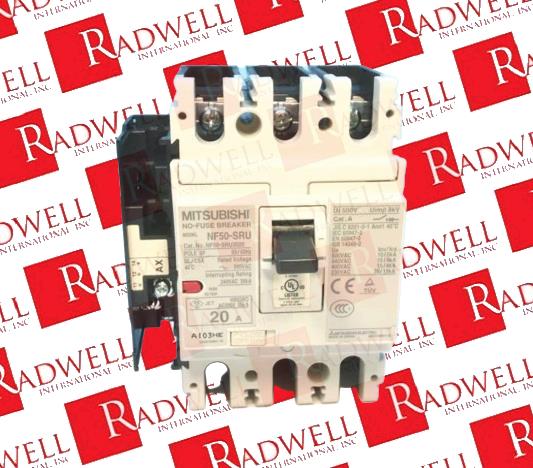 MITSUBISHI NF50-SRU-3P-20A-AX-1L-SLT