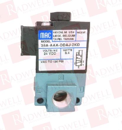 MAC VALVES INC 35A-AAA-DDAJ-2KE