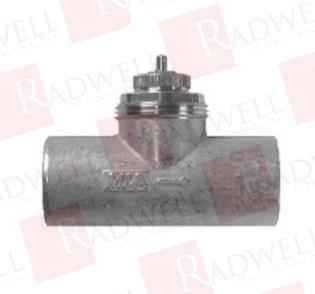 HORIZONTAL VALVE, SWEAT, STRAIGHT NIPPLE, 1", 2.74 CV
