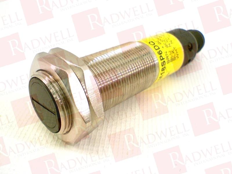 M18SP6DQ
BARREL MOUNTED PROXIMITY SENSOR
M18 SERIES
10-30 VDC
18 MM DIA.
4 PIN
PNP
100 MM RANGE
DISCREET IN/OUTPUT
EURO M12 QUICK DISCONNECT TYPE
INFRARED LED BEAM
FACTORY WARRANTY MAY NOT APPLY.    